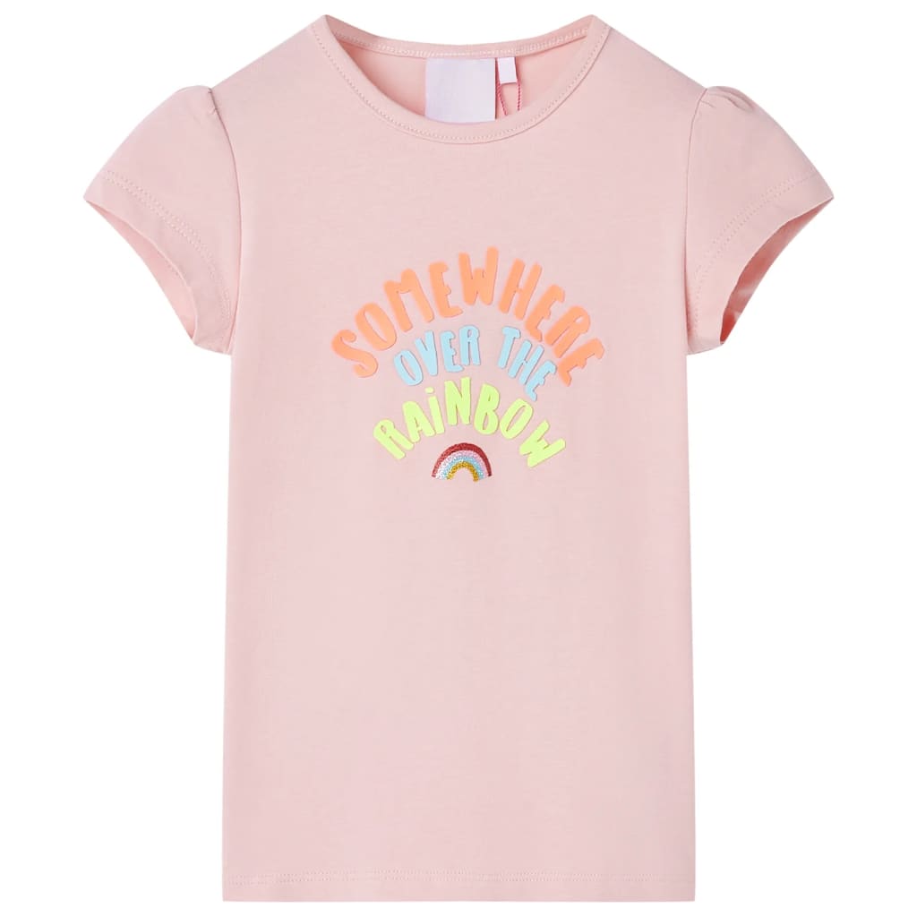 VidaXL Kindershirt 140 hellrosa