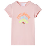 VidaXL Kindershirt 140 hellrosa