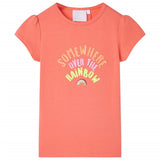 VidaXL Kindershirt 104 korallenfarben