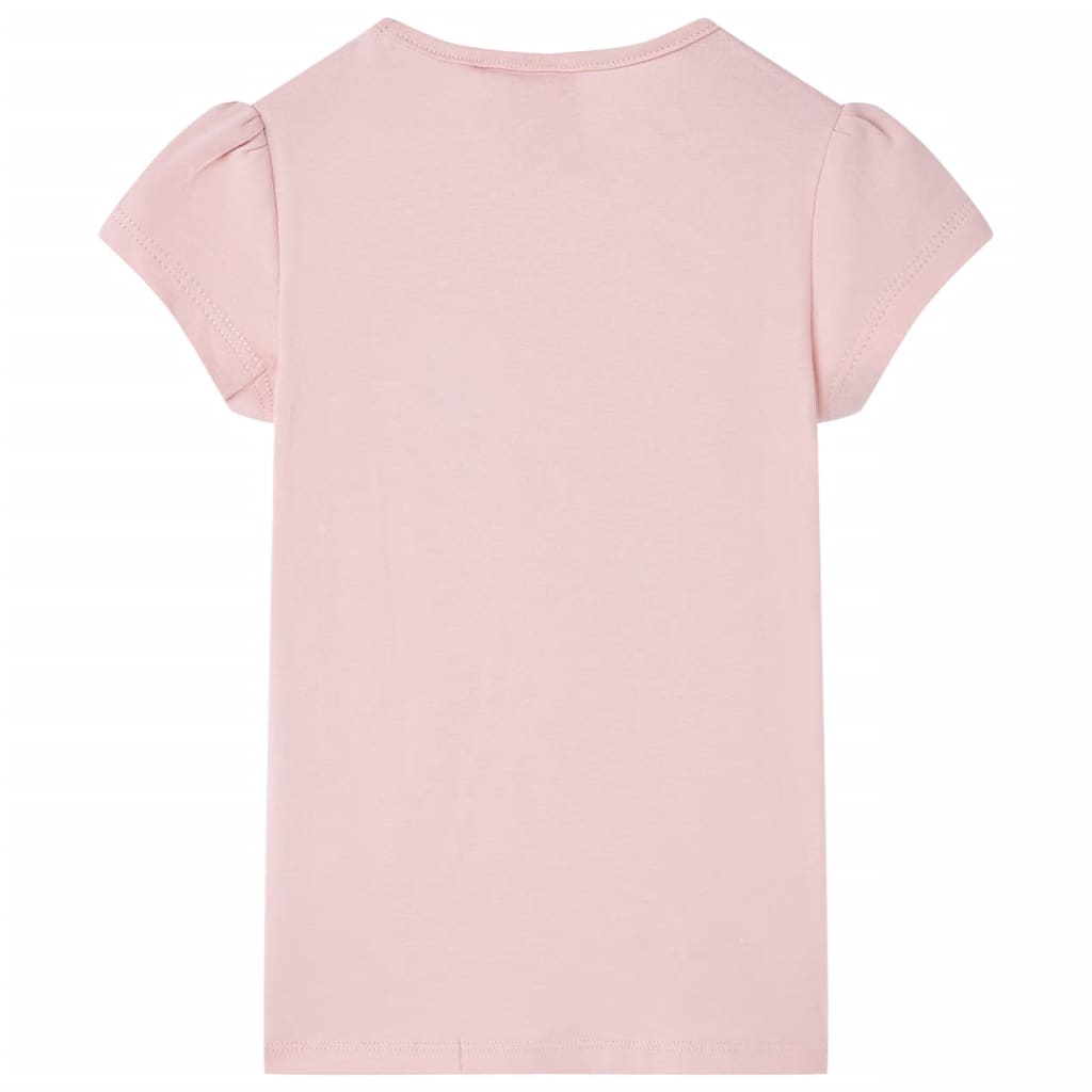 VidaXL Kindershirt 128 hellrosa