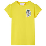 VidaXL Kindershirt 104 leuchtendes Gelb
