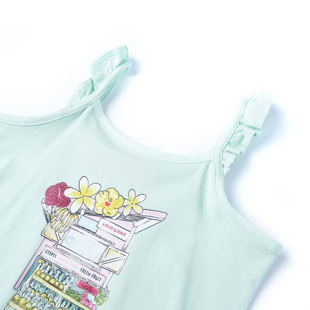 VidaXL Kinder-Top 116 helles Mint