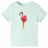 VidaXL Kindershirt 104 helles Mint