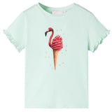 VidaXL Kindershirt 116 hellmint
