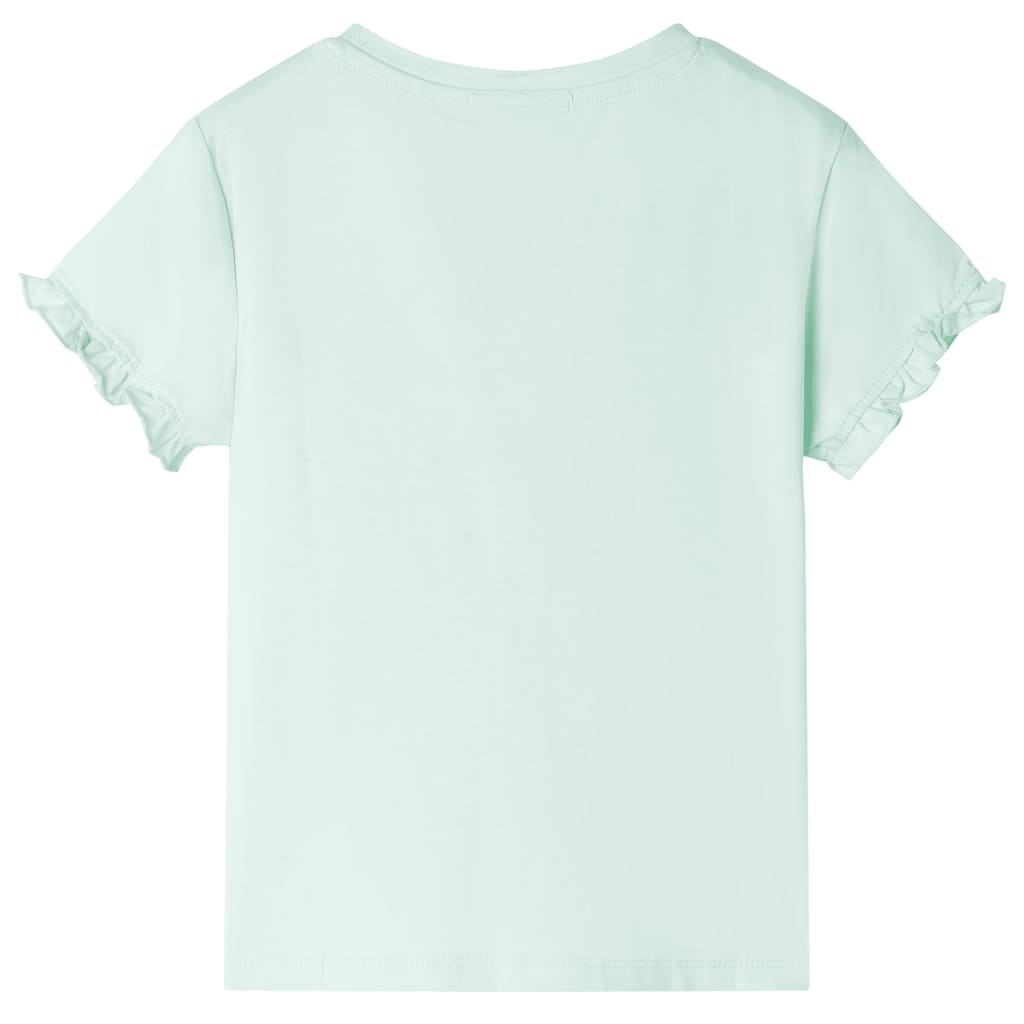 VidaXL Kindershirt 128 helles Mint
