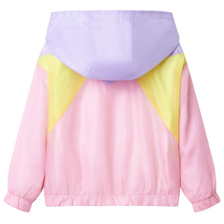 VidaXL Kinderjacke mit Kapuze und Reißverschluss 104 mehrfarbig