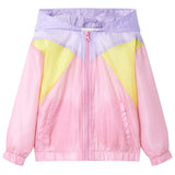 VidaXL Kinderjacke mit Kapuze und Reißverschluss 140 mehrfarbig
