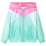 VidaXL Kinderjacke mit Kapuze und Reißverschluss 104 mehrfarbig