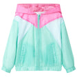 Vidaxl Kinderjacke mit Kapuze und Reißverschluss 116 mehrfarbig