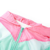 VidaXL Kinderjacke mit Kapuze und Reißverschluss 140 mehrfarbig
