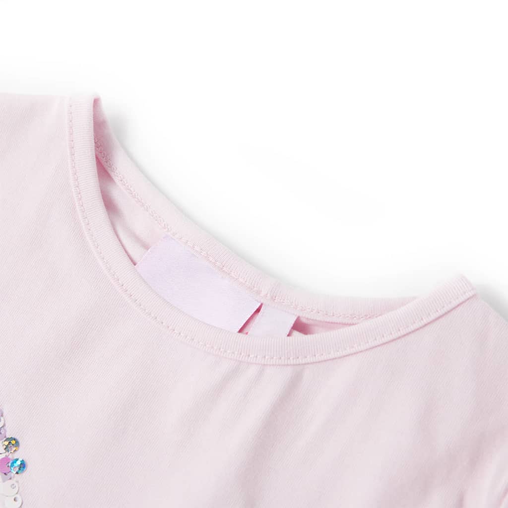 VidaXL Kindershirt mit Flügelärmeln 92 zartrosa