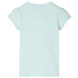 VidaXL Kindershirt mit Flügelärmeln 140 helle Mintfarbe