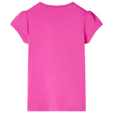 VidaXL Kindershirt mit Flügelärmeln 92 Dunkelrosa