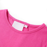 VidaXL Kindershirt mit Flügelärmeln 92 Dunkelrosa