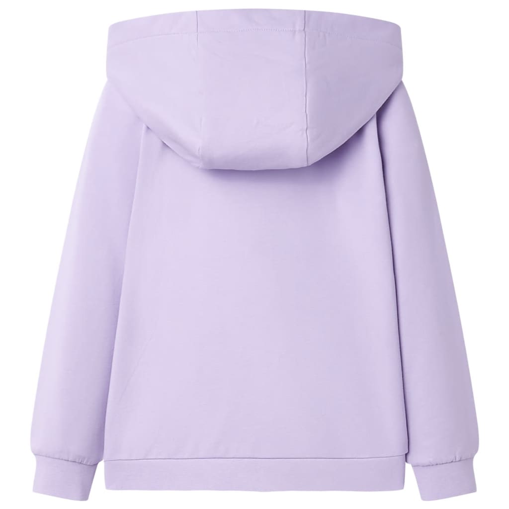 VidaXL Kinderstrickjacke mit Kapuze 92 Flieder