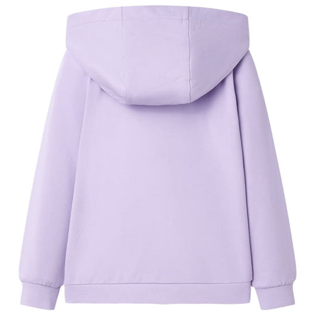 VidaXL Kinderstrickjacke mit Kapuze 92 Flieder
