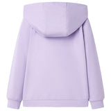 VidaXL Kinderstrickjacke mit Kapuze 128 Flieder