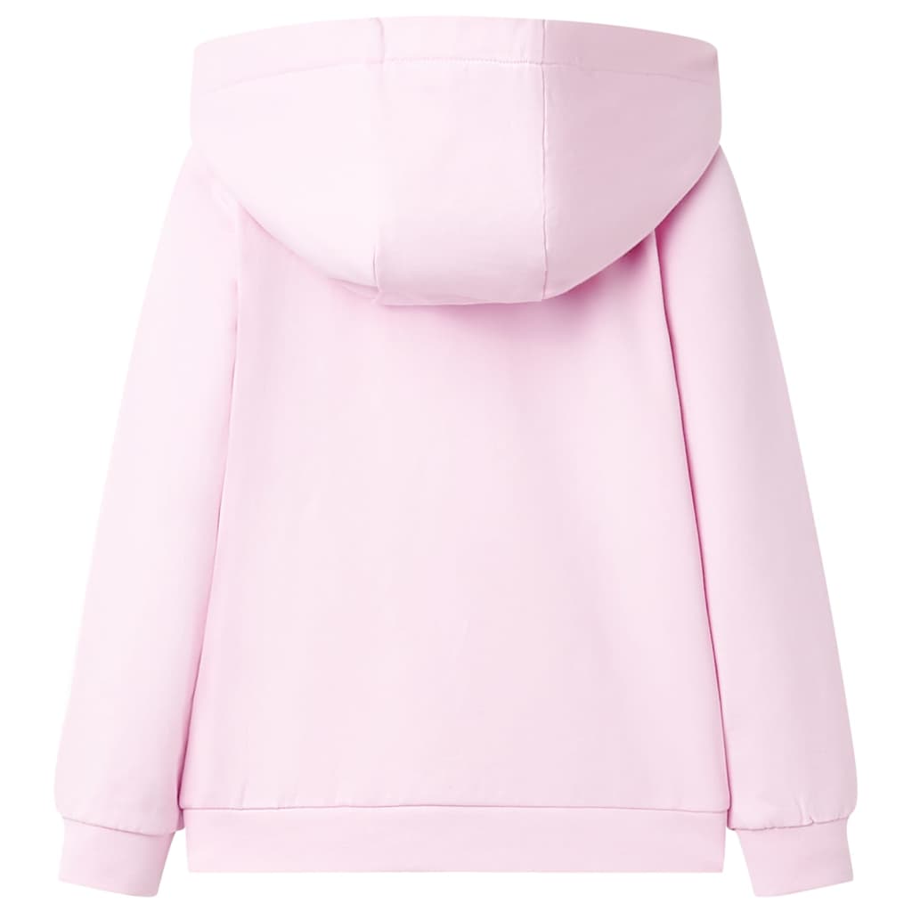 VidaXL Kinderstrickjacke mit Kapuze 92 Hellrosa