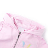 VidaXL Kinderstrickjacke mit Kapuze 92 Hellrosa