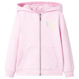 VidaXL Kinderstrickjacke mit Kapuze 116 Hellrosa