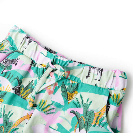 VidaXL Kindershorts mit Kordelzug 92 hellmint