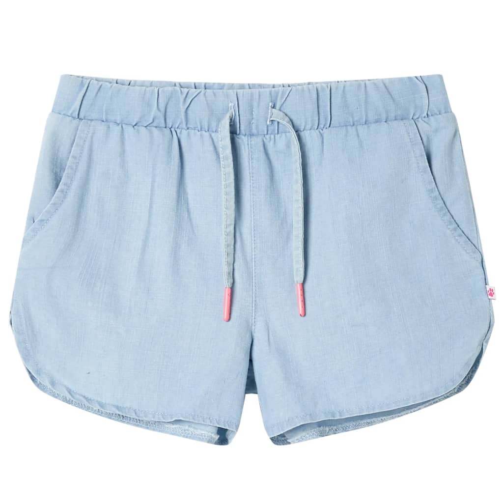 VidaXL Kindershorts 140 Soft Denim Blau