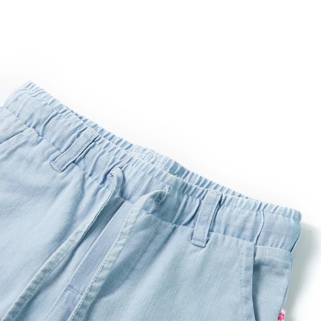 VidaXL Kinderhose 140 Soft Denim Blau