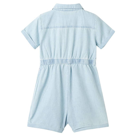 VidaXL Kinder-Strampler mit kurzen Ärmeln 140 Soft Blue