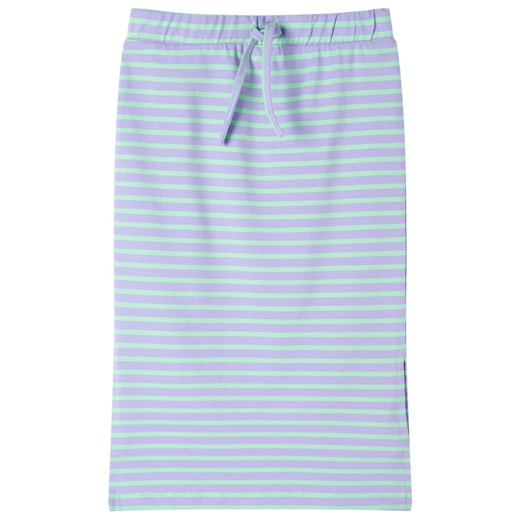 VidaXL Kinderrock gerade mit Streifen 92 leuchtendes Mint