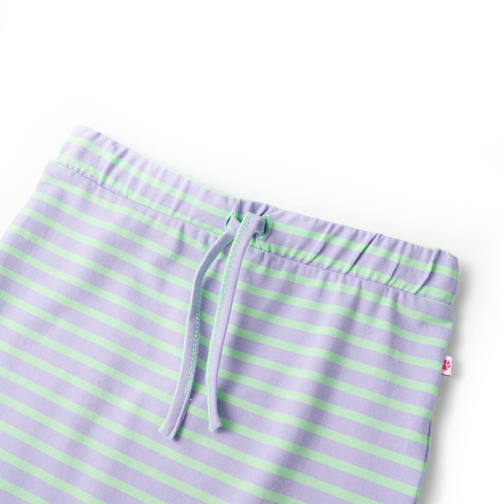 VidaXL Kinderrock gerade mit Streifen 104 leuchtendes Mint