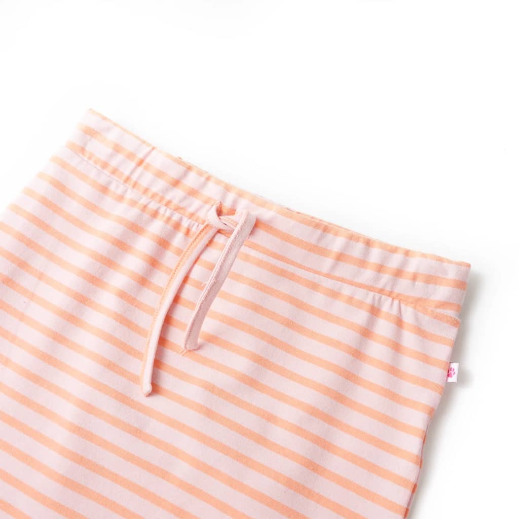VidaXL Kinderrock gerade mit Streifen 92 Rosa