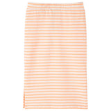 VidaXL Kinderrock gerade mit Streifen 116 fluoreszierendes Orange