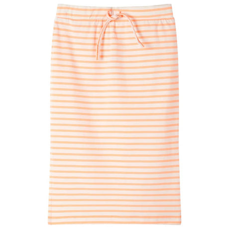 VidaXL Kinderrock gerade mit Streifen 140 fluoreszierendes Orange