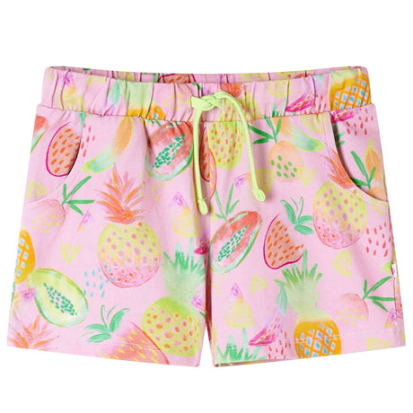 VidaXL Kindershorts mit Kordelzug 116 Zartrosa