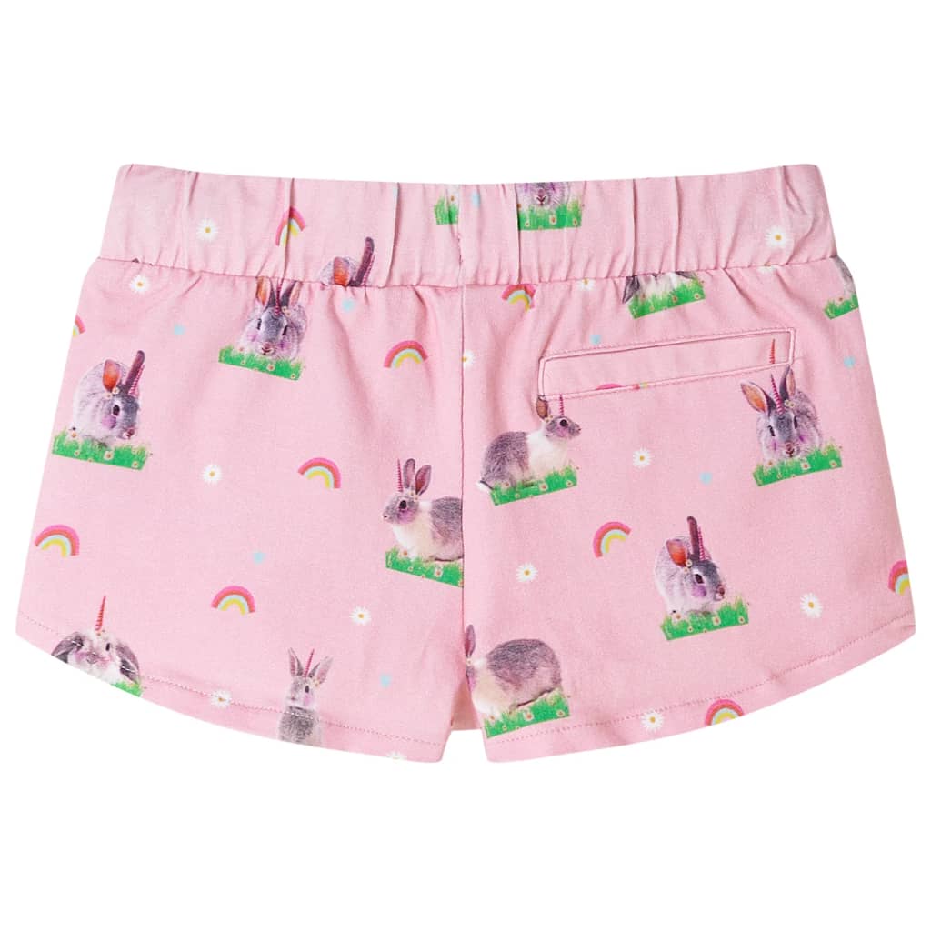 VidaXL Kindershorts mit Kordelzug 140 Hellrosa