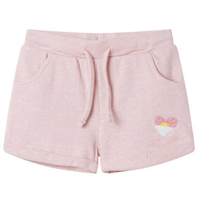 VidaXL Kindershorts mit Kordelzug 116 hellrosa gemischt