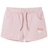VidaXL Kindershorts mit Kordelzug 128 hellrosa gemischt