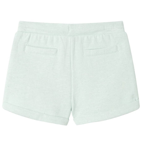 Vidaxl kindershorts met trekkoord 116 gemengd lichtmintkleurig