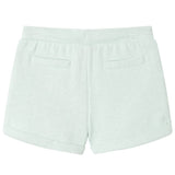 Vidaxl kindershorts met trekkoord 128 gemengd lichtmintkleurig