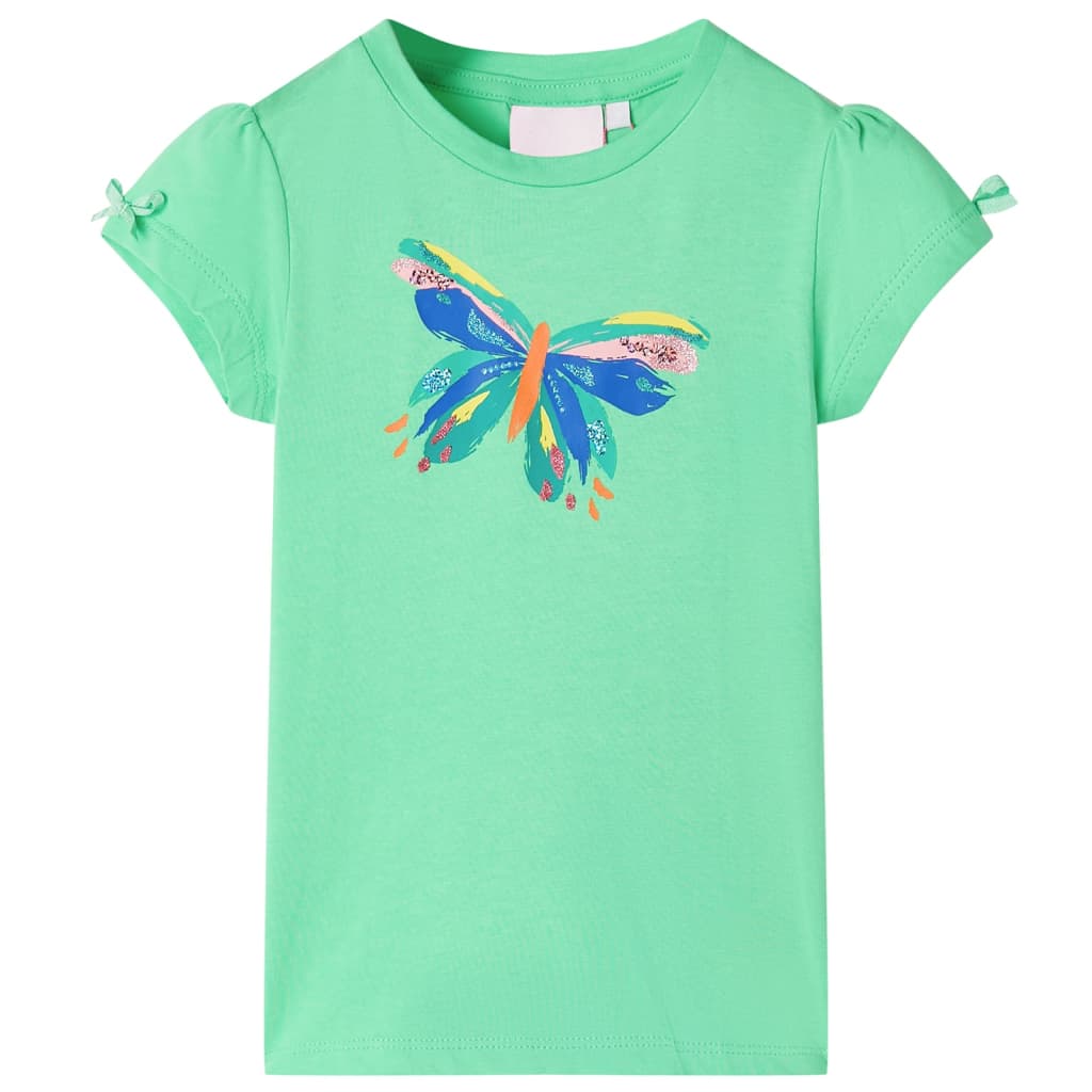 Vidaxl kindershirt 116 lichtgroen