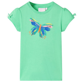 Vidaxl kindershirt 116 lichtgroen