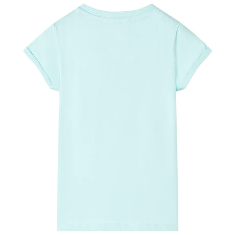 Vidaxl kindershirt 128 lichtzeeblauw