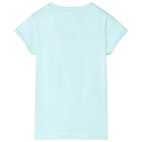 Vidaxl kindershirt 140 lichtzeeblauw