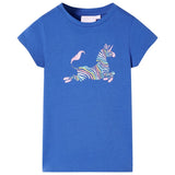 Vidaxl kindershirt 104 kobaltblauw