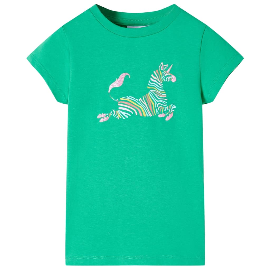 Vidaxl kindershirt 128 groen