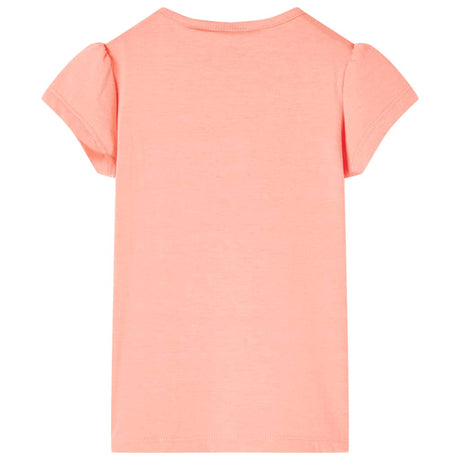 Vidaxl kindershirt 104 neonkoraalkleurig