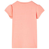 Vidaxl kindershirt 116 neonkoraal