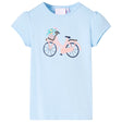Vidaxl kindershirt 128 lichtblauw