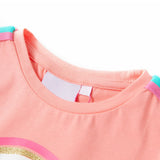Vidaxl kindershirt 116 lichtkoraalkleurig