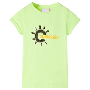 Vidaxl kindershirt 116 neongeel